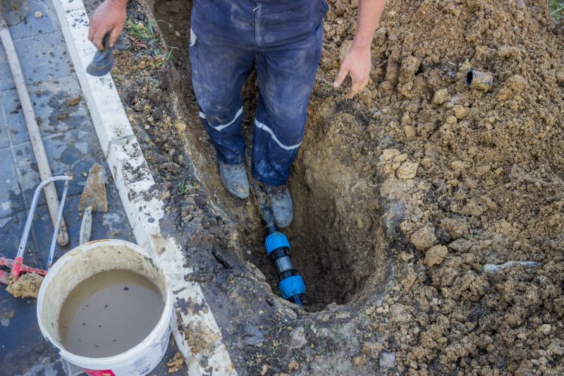 Water Line Repair detail